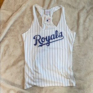 Royals Pinstripe Racerback Tank